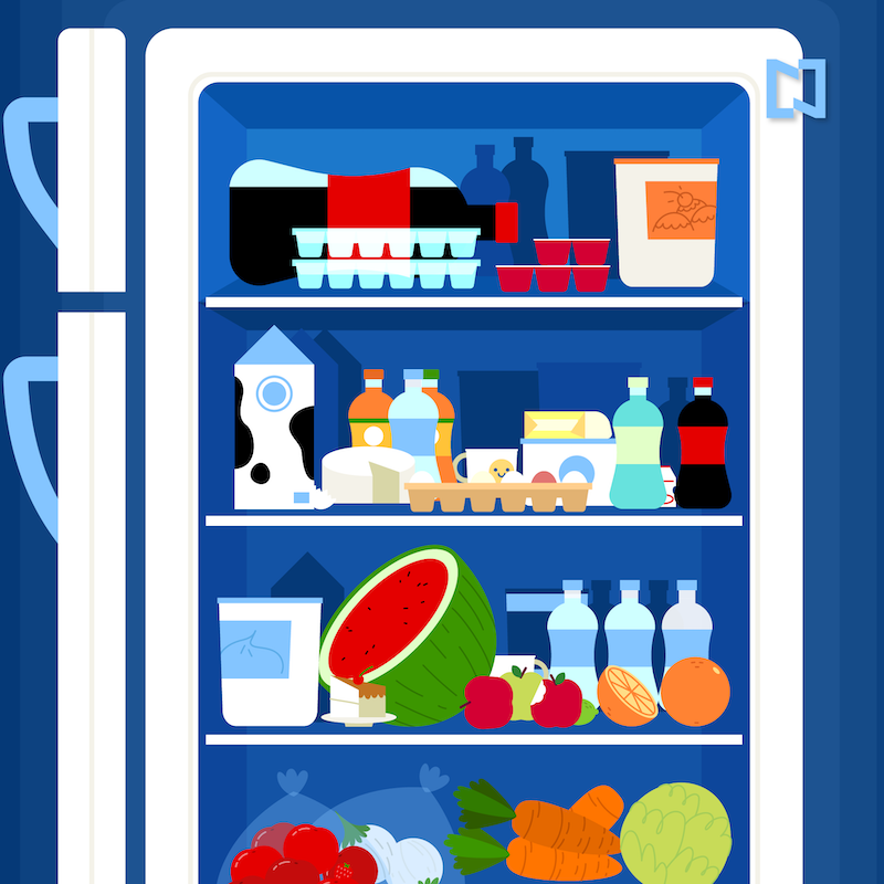 Escondimos 8 objetos en el refrigerador, ¿puedes encontrarlos?