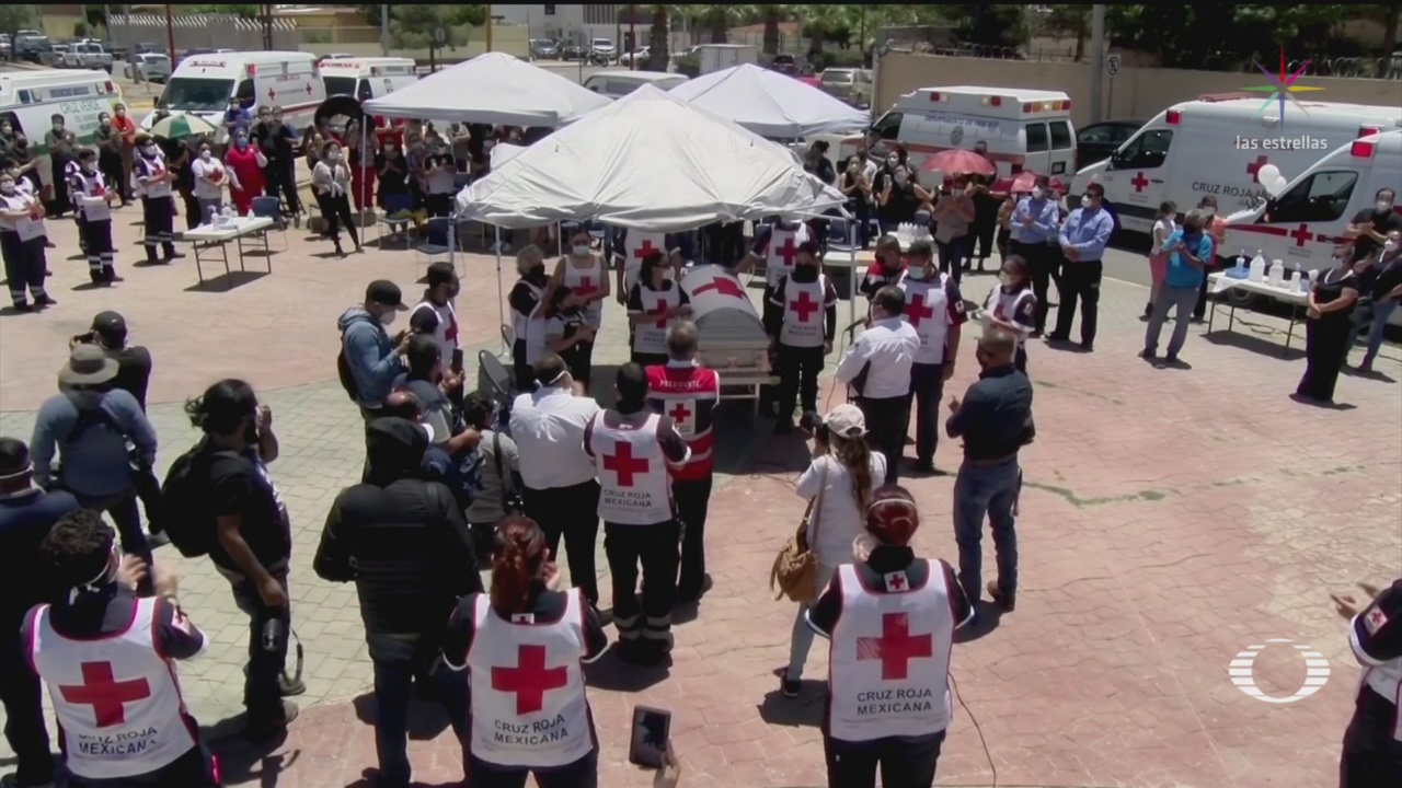 Despiden a paramedico de Cruz Roja muerto por coronavirus