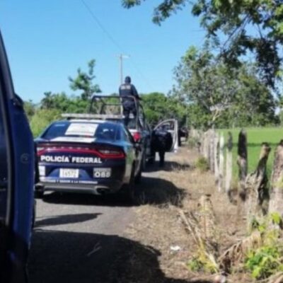 Encuentran a cuatro policías asesinados dentro de una patrulla en ejido de Huimanguillo, Tabasco