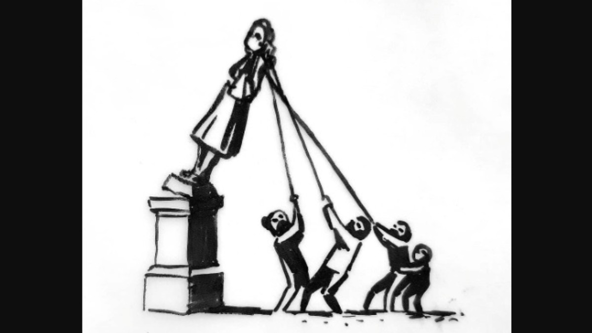 Banksy propone modificación de estatua de esclavista