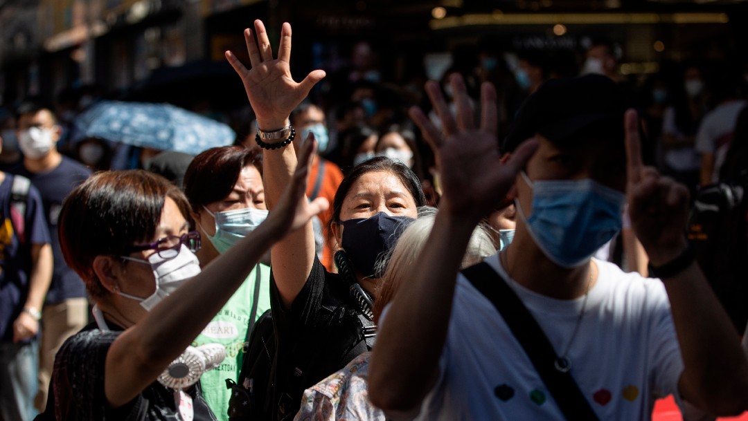 Protestas en China contra la ley de seguridad