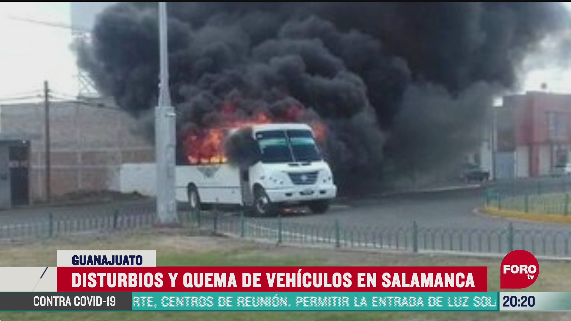 FOTO: 20 de junio 2020, queman vehiculos y se registran disturbios en guanajuato