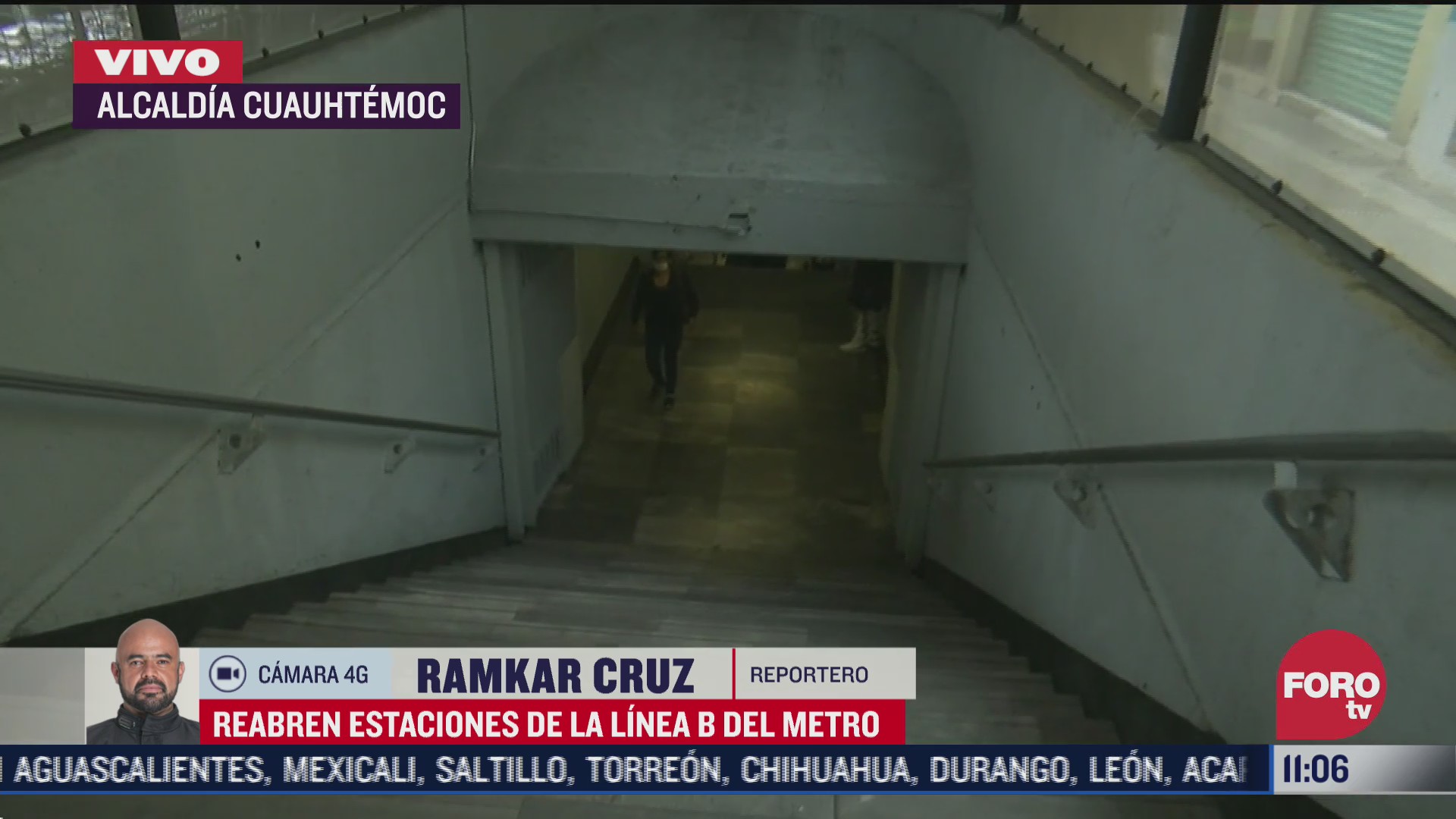 Reabren estaciones de la Línea B del Metro en CDMX