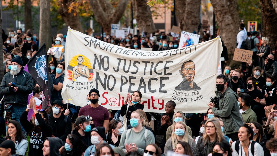 Protestas 'Black Lives Matter' en Australia son pacíficas