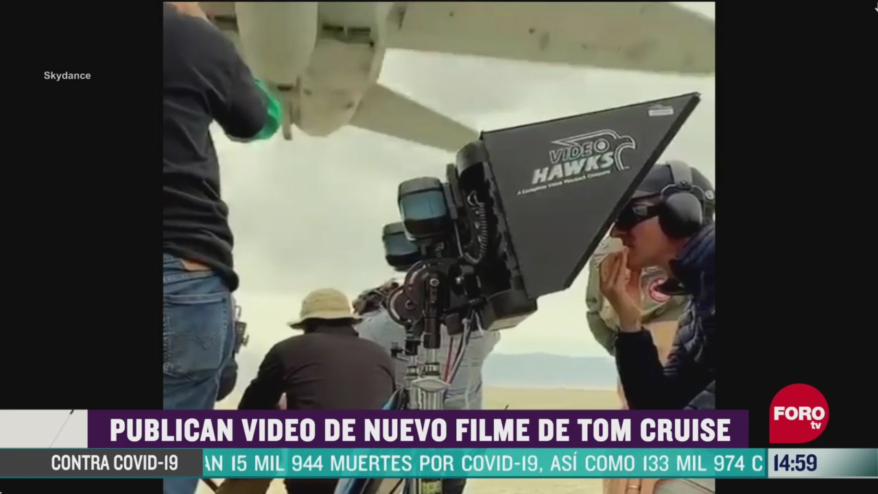 FOTO: revelan sorprendentes imagenes de la secuela de top gun con tom cruise