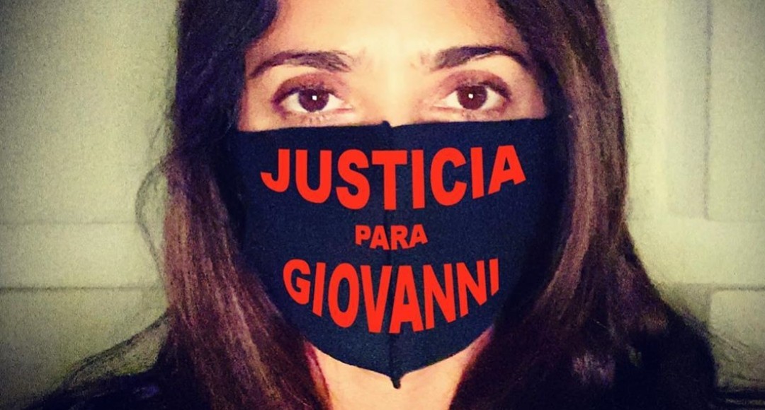 Salma Hayek se une a la demanda #JusticiaParaGiovanni