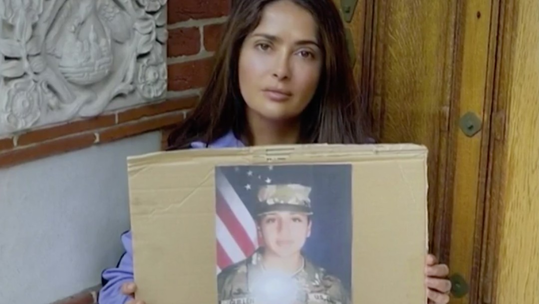 Salma Hayek envía mensaje a gobierno de Trump para encontrar a la soldado Vanessa Guillén