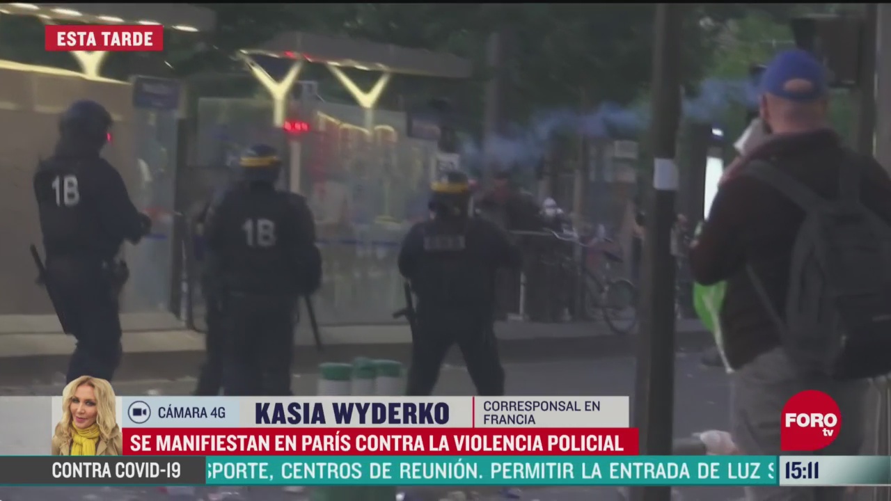 FOTO: se manifiestan en paris por violencia policial