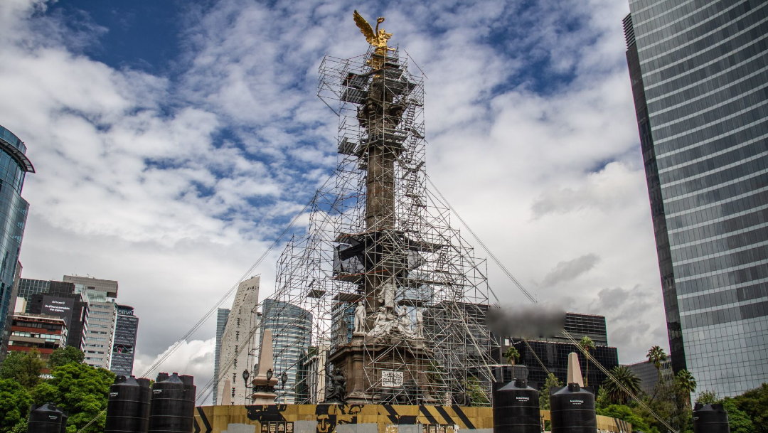 foto del Ángel de la Independencia en la Ciudad de México