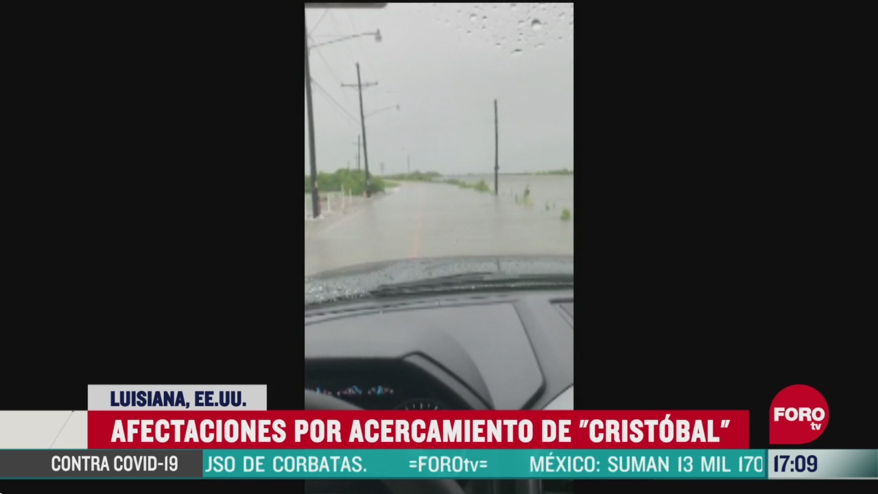 FOTO: 7 de junio 2020, tormenta cristobal provoca inundaciones en luisiana