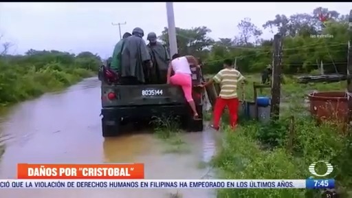 tormenta cristobal se degrada a depresion tropical