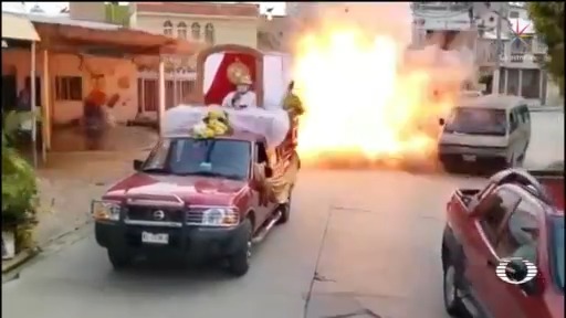 Video Explosión por pirotecnia en Macuspana, Tabascos muerto