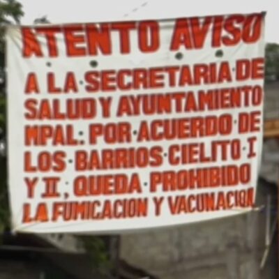 Por fake news sobre coronavirus, padres no vacunan a sus niños en Simojovel, Chiapas