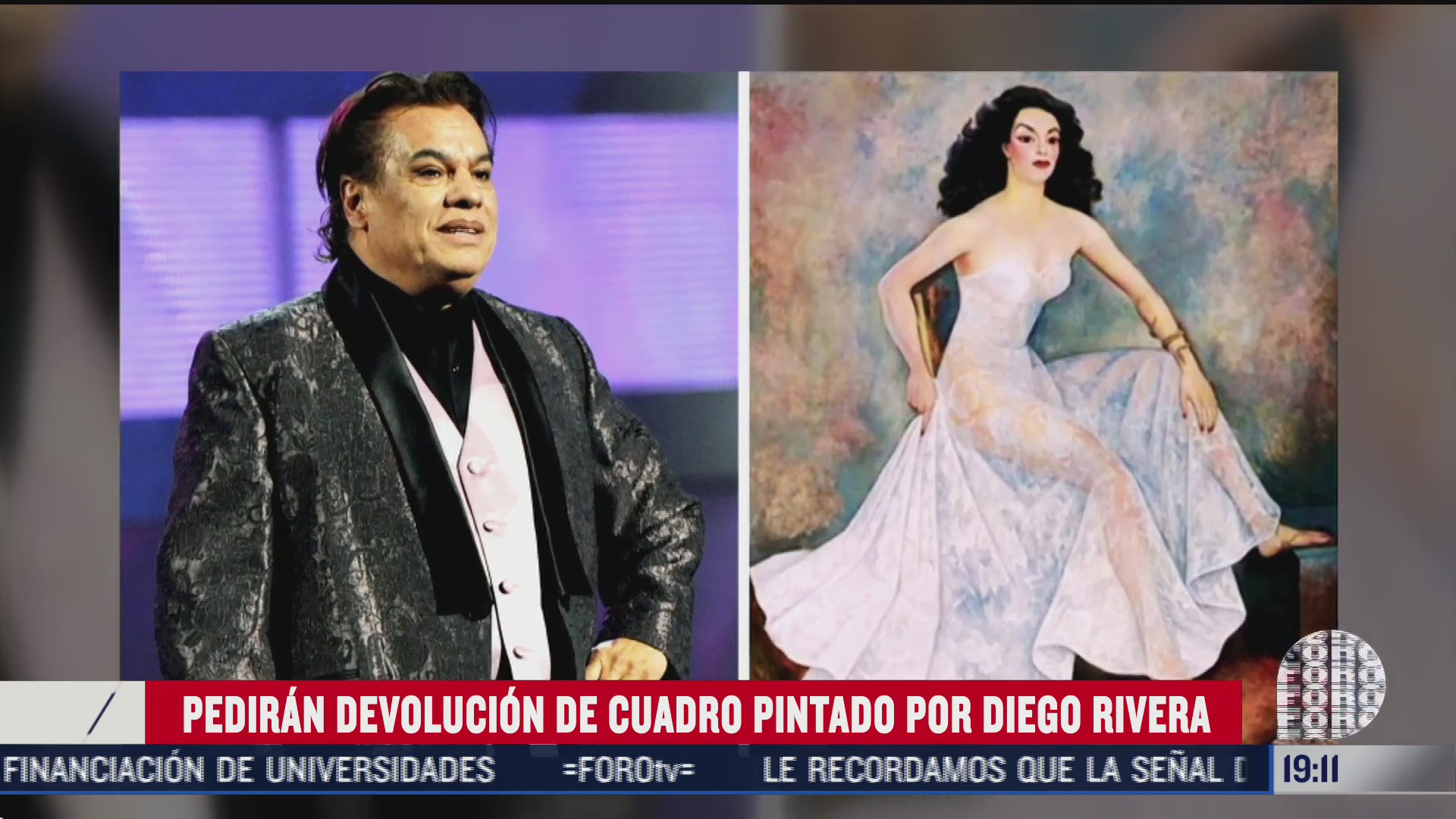 cuadro de Diego Rivera propiedad de Juan Gabriel y en poder de Cesar Duarte