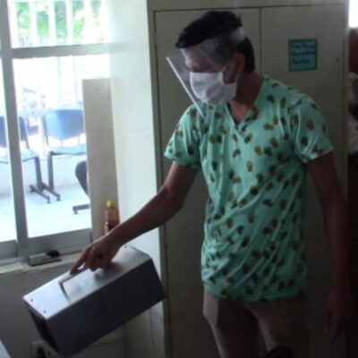 Sanitizan albergues de migrantes en Tapachula para evitar contagios de COVID-19