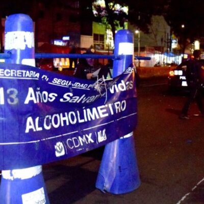 Alcoholímetro regresa de forma gradual a la Ciudad de México