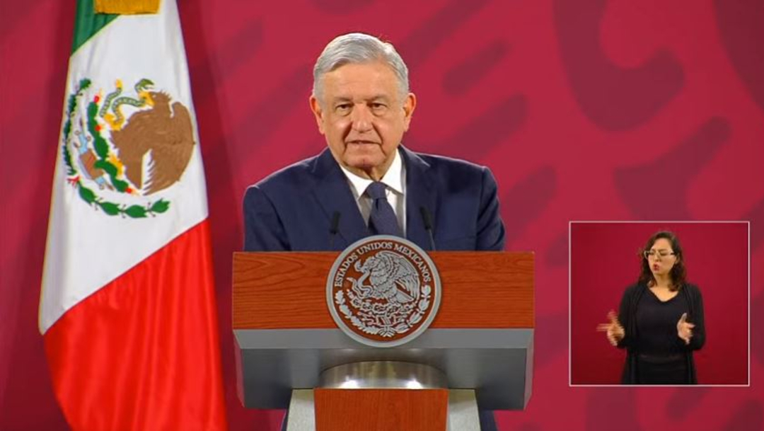 El presidente de México, Andrés Manuel López Obrador, en conferencia de prensa matutina