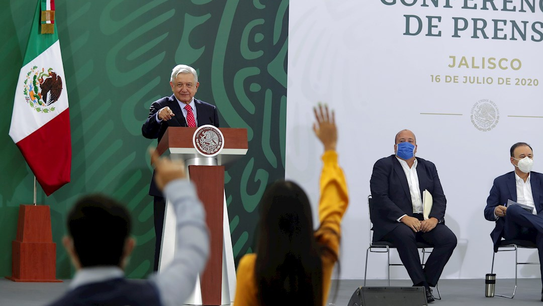 Fotografía del presidente Andrés Manuel López Obrador