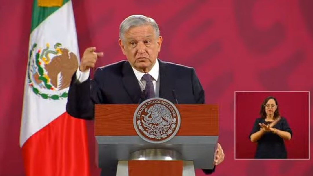 El presidente de México, Andrés Manuel López Obrador, en conferencia de prensa matutina.