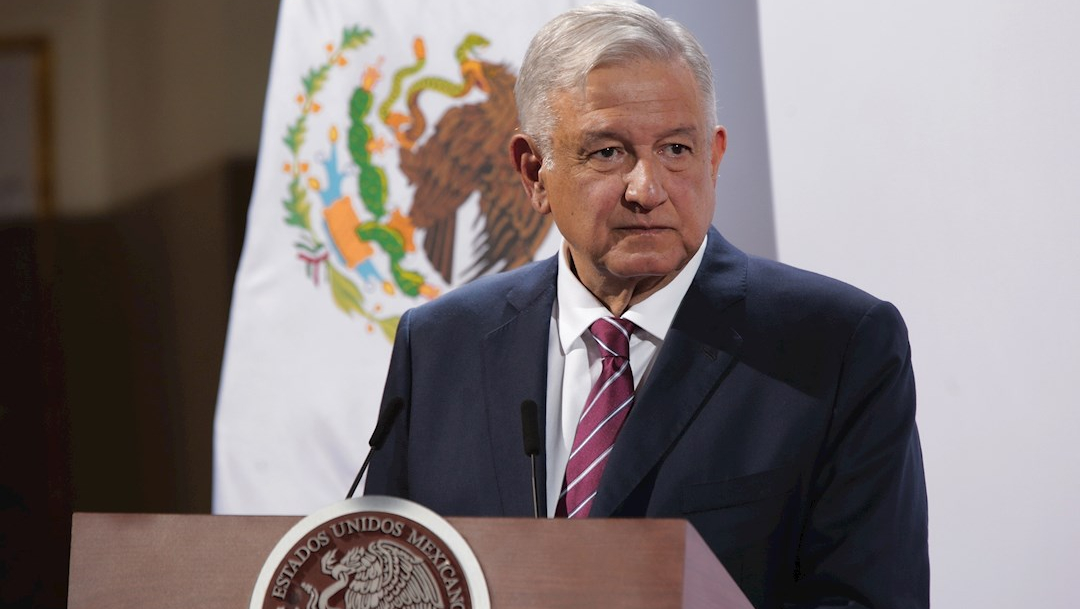 El presidente Andrés Manuel López Obrador en conferencia de prensa