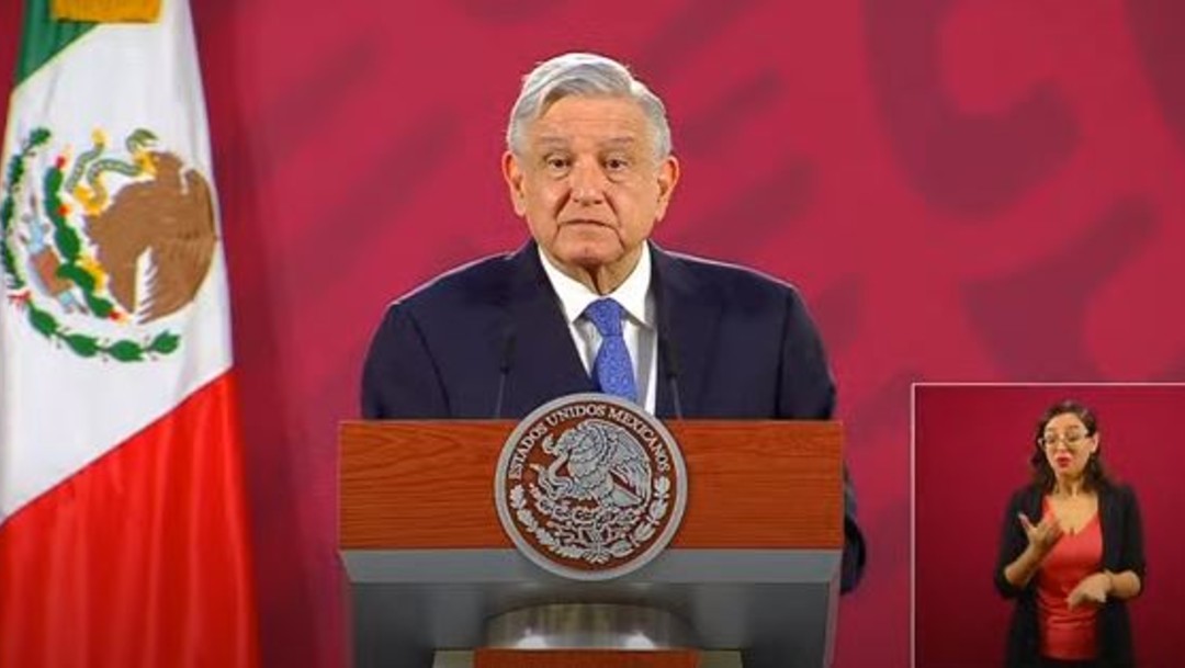 Andrés Manuel López Obrador en conferencia de prensa