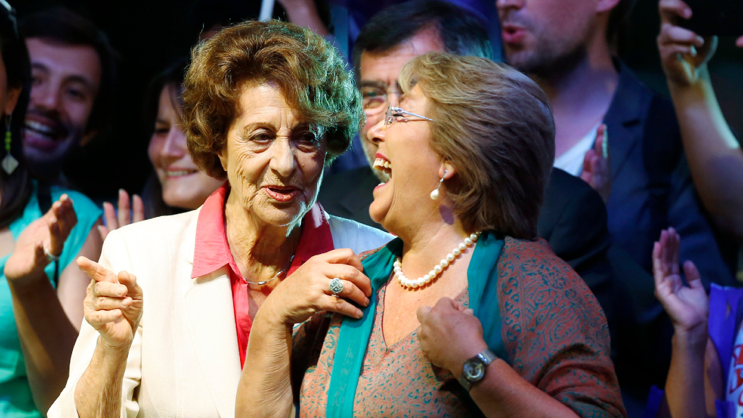Muere Ángela Jeria, madre de Michelle Bachelet