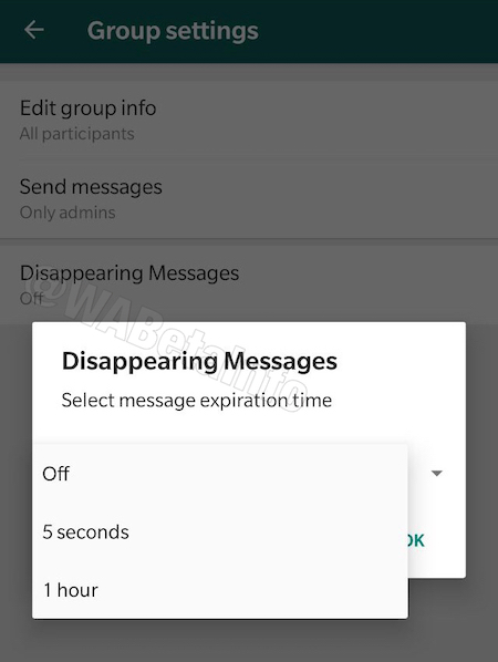 WhatsApp implementa autodestrucción de mensajes