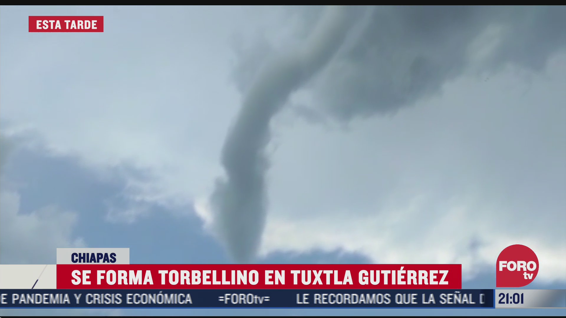 tornado en Tuxtla Gutiérrez Chiapas