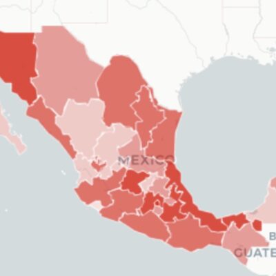 Mapa y casos de coronavirus en México del 11 de julio de 2020