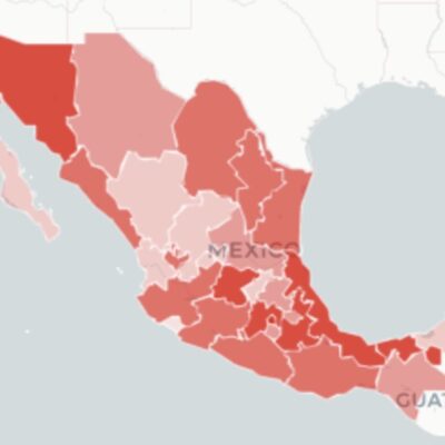 Mapa y casos de coronavirus en México del 18 de julio de 2020