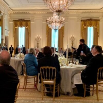 ¿Qué cenaron AMLO y Trump en la Casa Blanca?