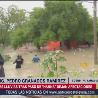 Cerca de 40 colonias de Reynosa, Tamaulipas, resultan con afectaciones por Hanna