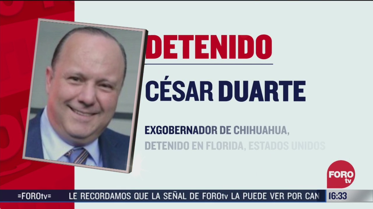 cesar duarte exgobernador de chihuahua fue detenido en estados unidos