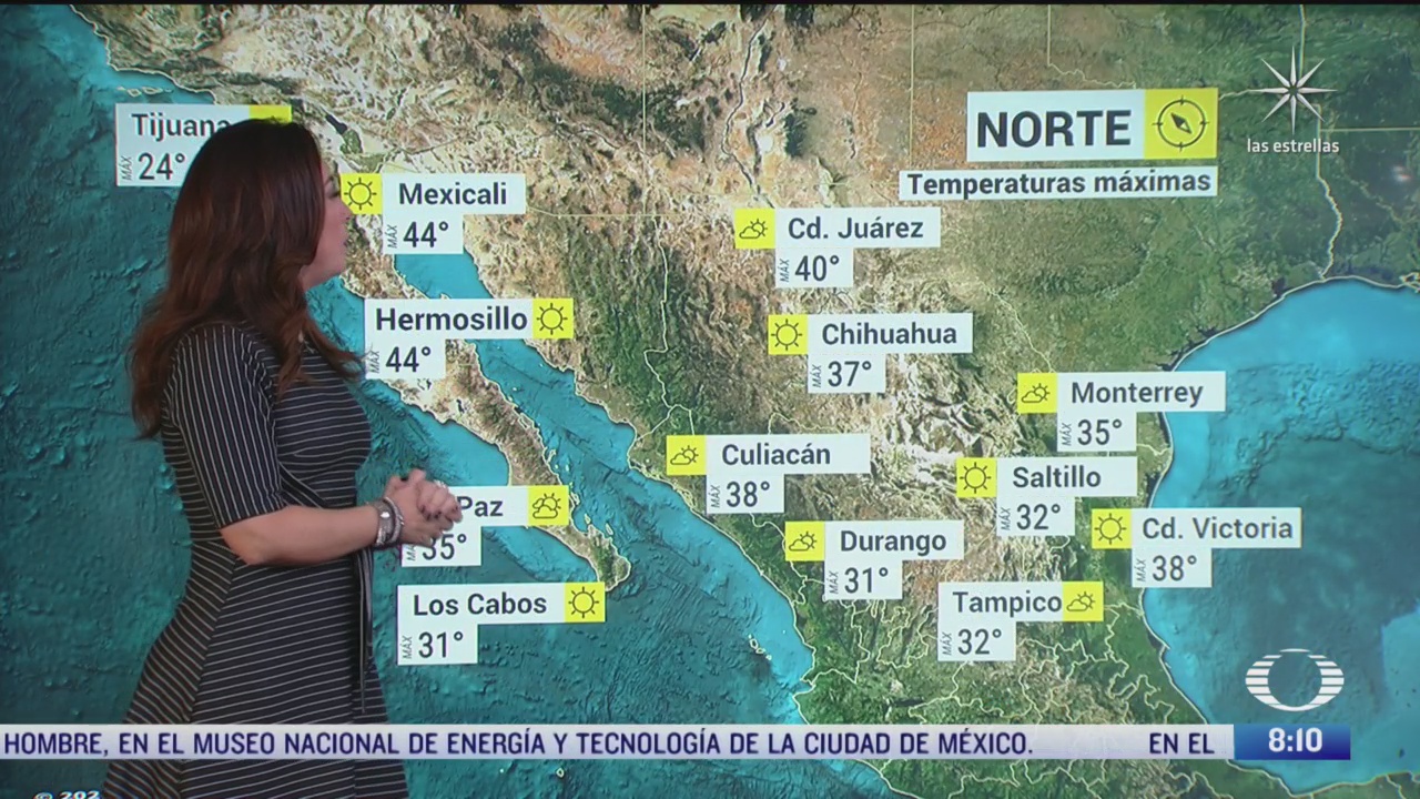 clima al aire canal de baja presion provocara lluvias en el noroeste norte y centro de mexico