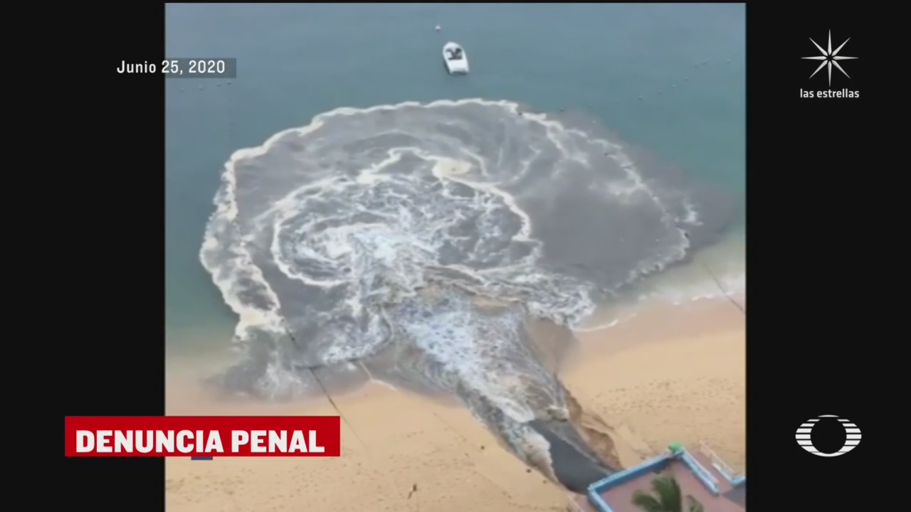 Conagua interpone denuncia contra Capama por derrame de aguas negras en playa icaco
