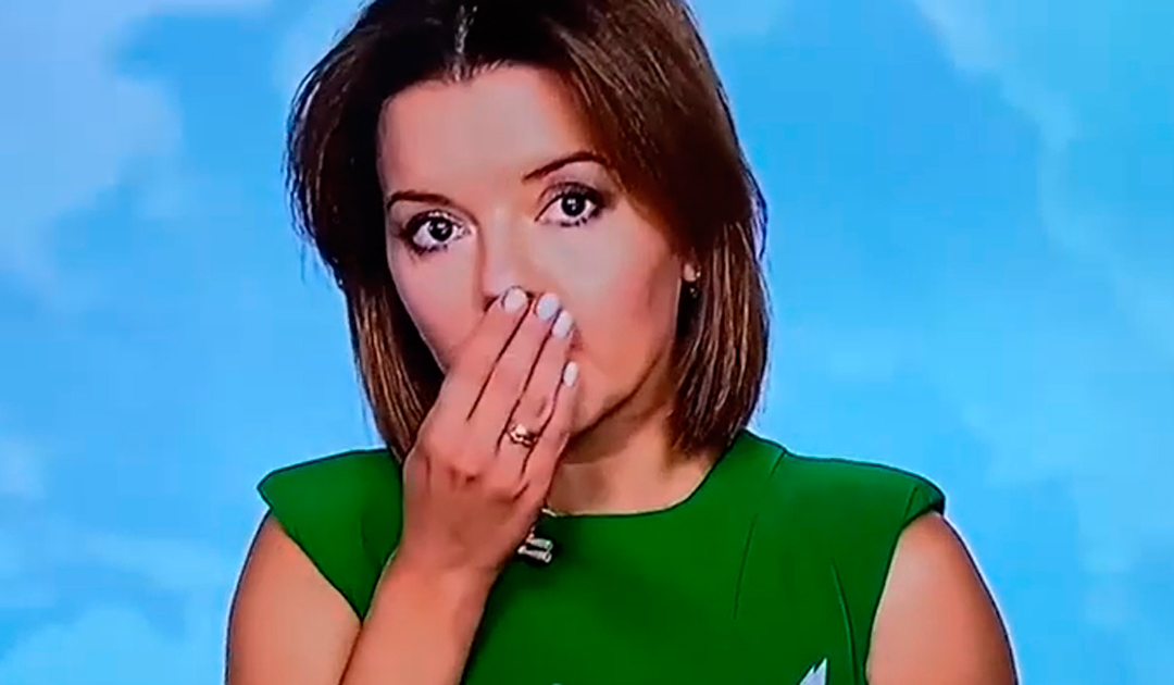 La presentadora Marichka Padalko pierde el diente en vivo, captura