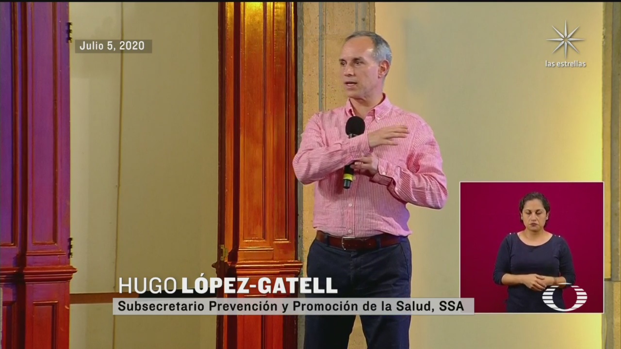 Hugo López Gatell informó que en la conferencia de prensa de las noches ya dará los números de referencia sobre la evolución de la pandemia