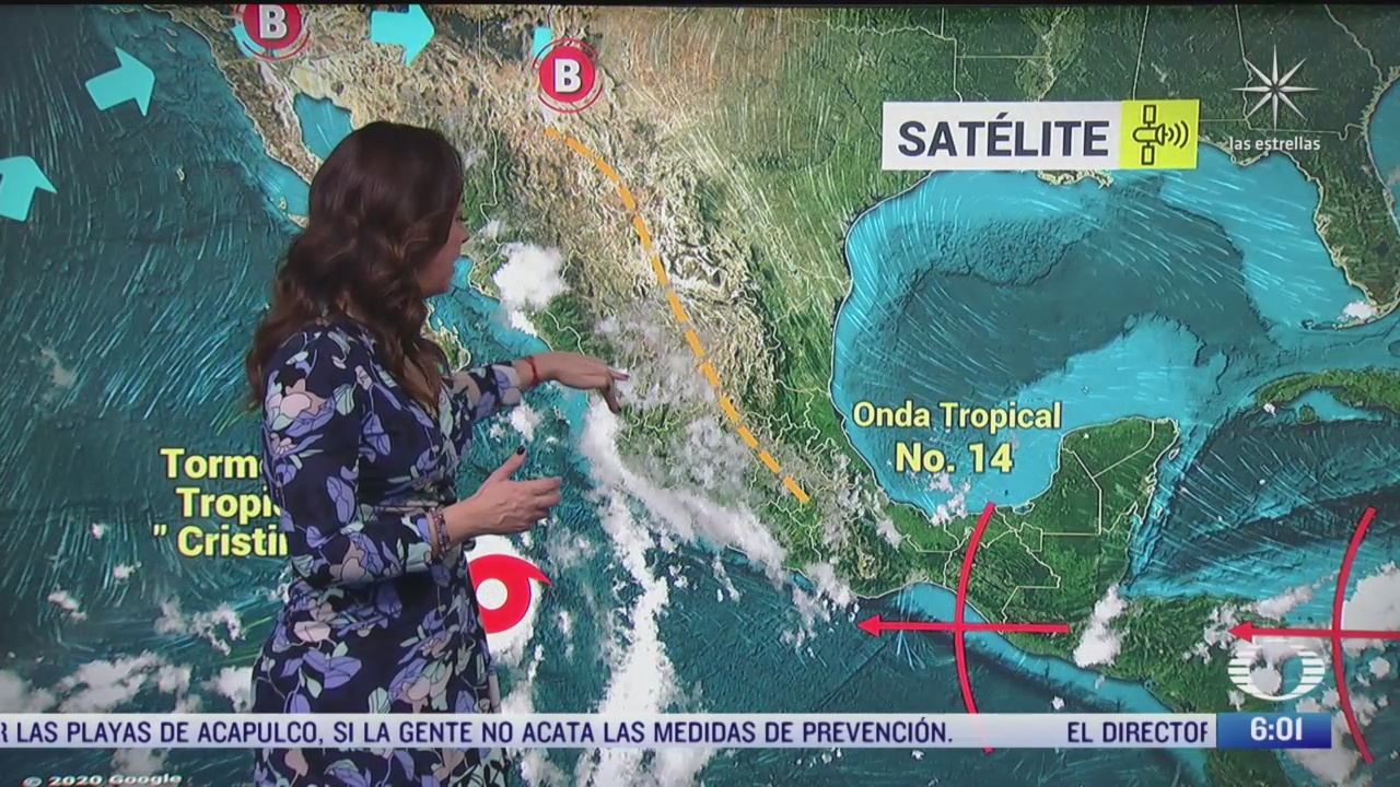 cristina podria ser huracan categoria 1 al sur de la peninsula de baja california