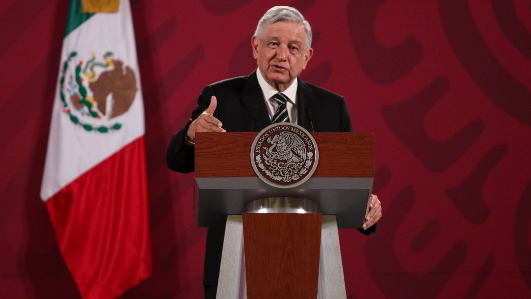 El presidente Andrés Manuel López Obrador en conferencia de prensa. (Foto: Cuartoscuro)