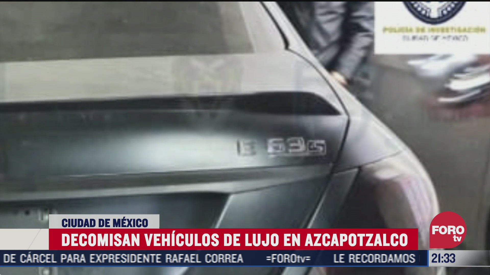vehículos de lujo asegurados en Acapotzalco CDMX