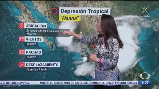 depresion tropical hanna dejara precipitaciones fuertes en varios estados