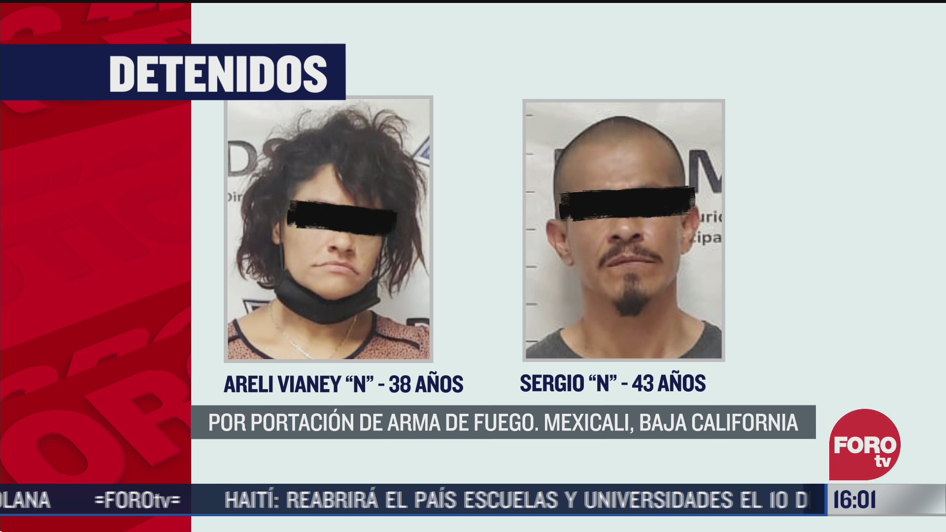 FOTO: 5 de julio 2020, detienen a dos personas en mexicali por portacion de arma de fuego