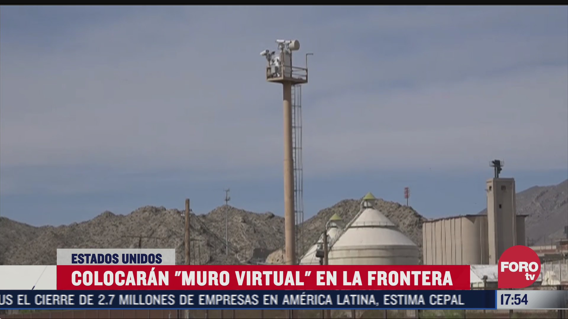 eeuu anuncio la colocacion de muro virtual en frontera con mexico