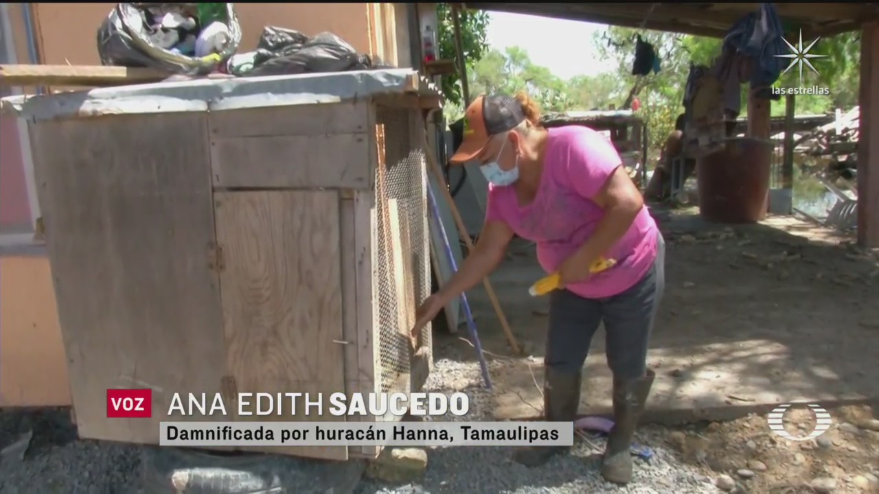 la señora de los tamales en Reynosa afectada por las lluvias de la tormenta Hanna