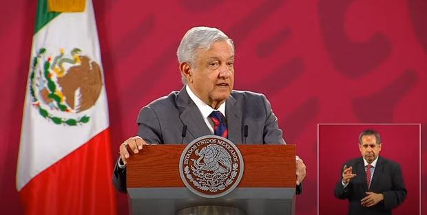 El presidente de México, Andrés Manuel López Obrador, en conferencia matutina.