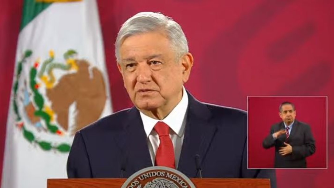 El presidente López Obrador en conferencia de prensa matutina
