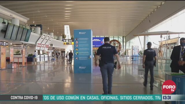 estrictos controles sanitarios en aeropuertos de italia