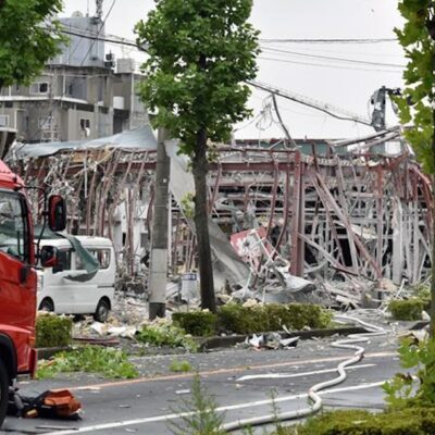 Explosión en Japón por una fuga de gas deja al menos un muerto y 17 heridos