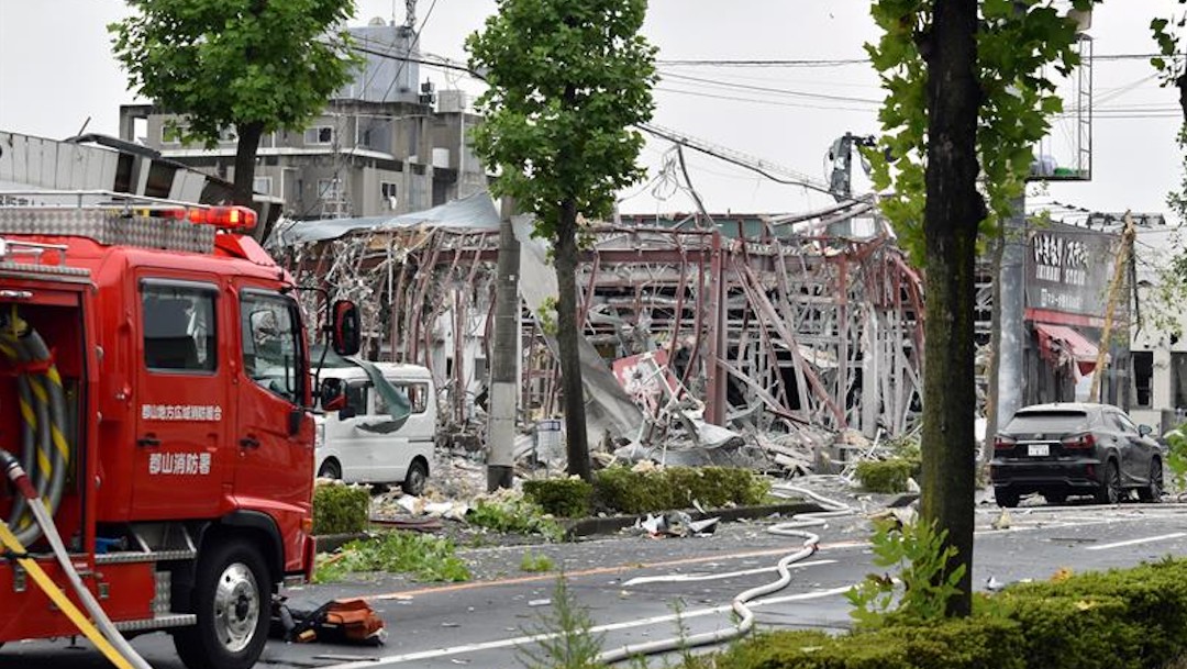 Explosión en Japón por una fuga de gas deja al menos un muerto y 17 heridos