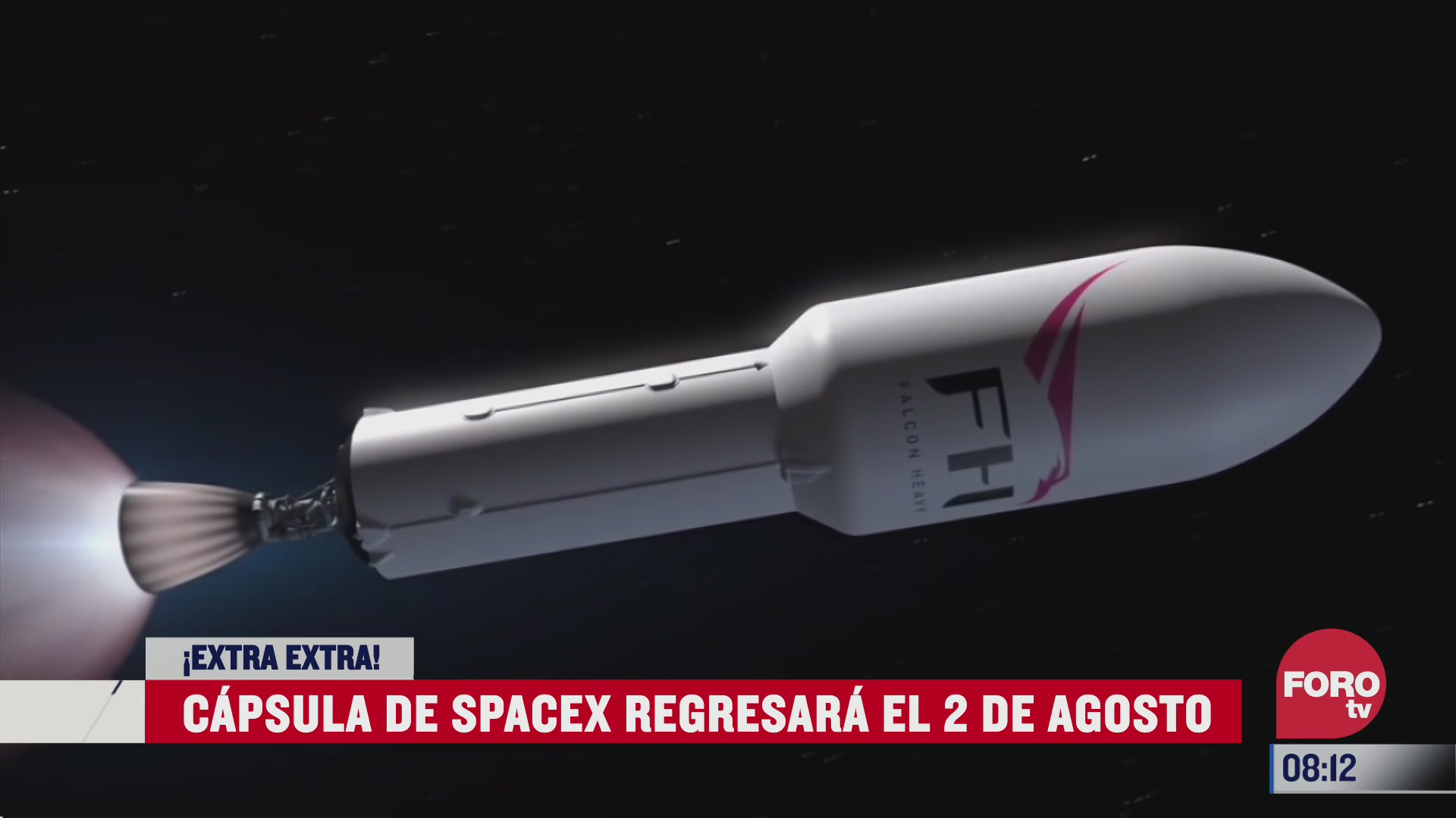 extra extra capsula de spacex regresara el 2 de agosto